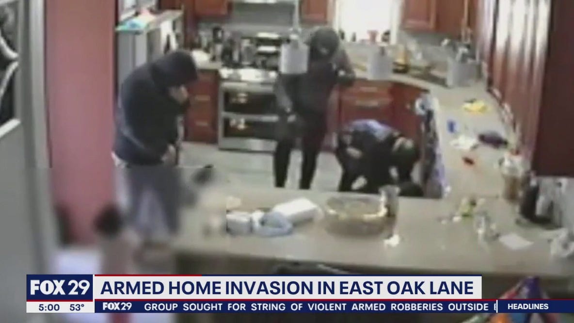 Video: Family tied up, assaulted during Philadelphia home invasion; 4 suspects sought